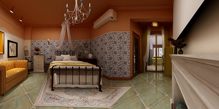 MrHsiao肖肖-民国复古风民宿设计《梦回沙磁1938》-装修设计方案