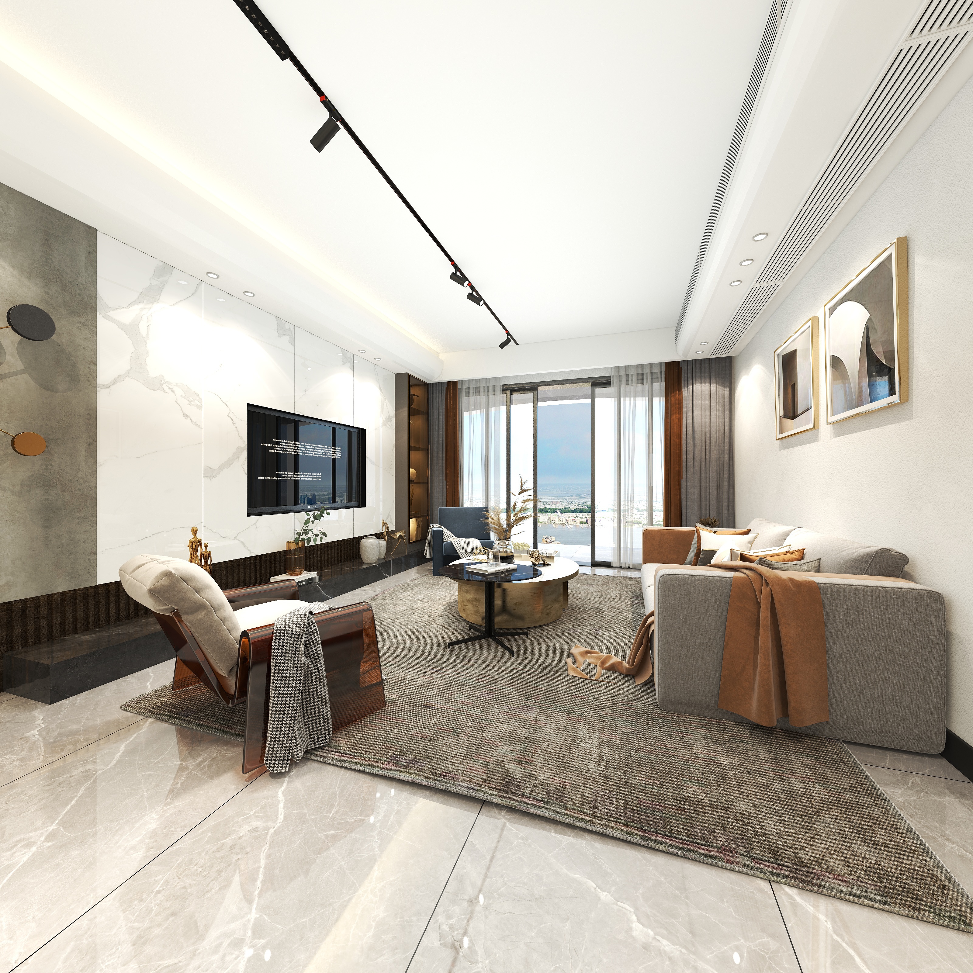 D空间设计事务所-滨湖壹号院--现代-装修设计方案