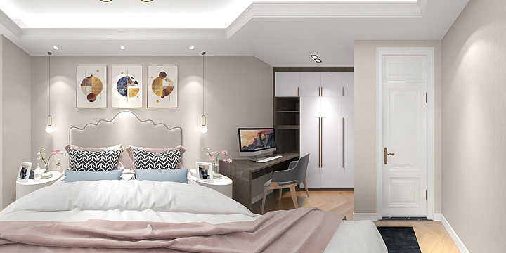 曾经是个设计师-爱丁堡104室-装修设计方案