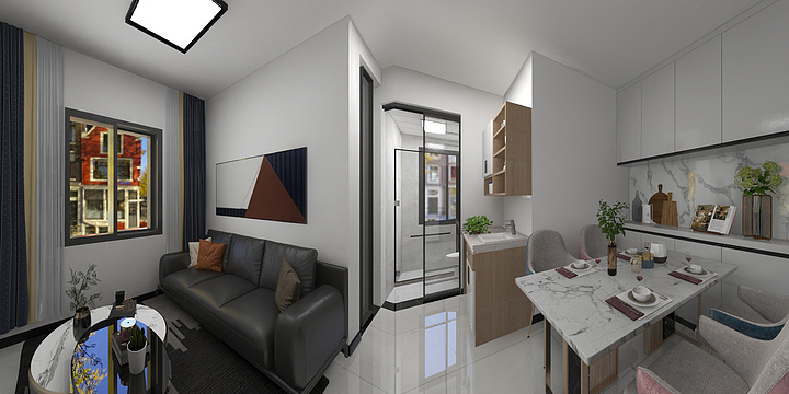 王健州-思明区阳台山路1栋206室-装修设计方案