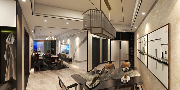 鲍朝辉-绿地1·903-装修设计方案