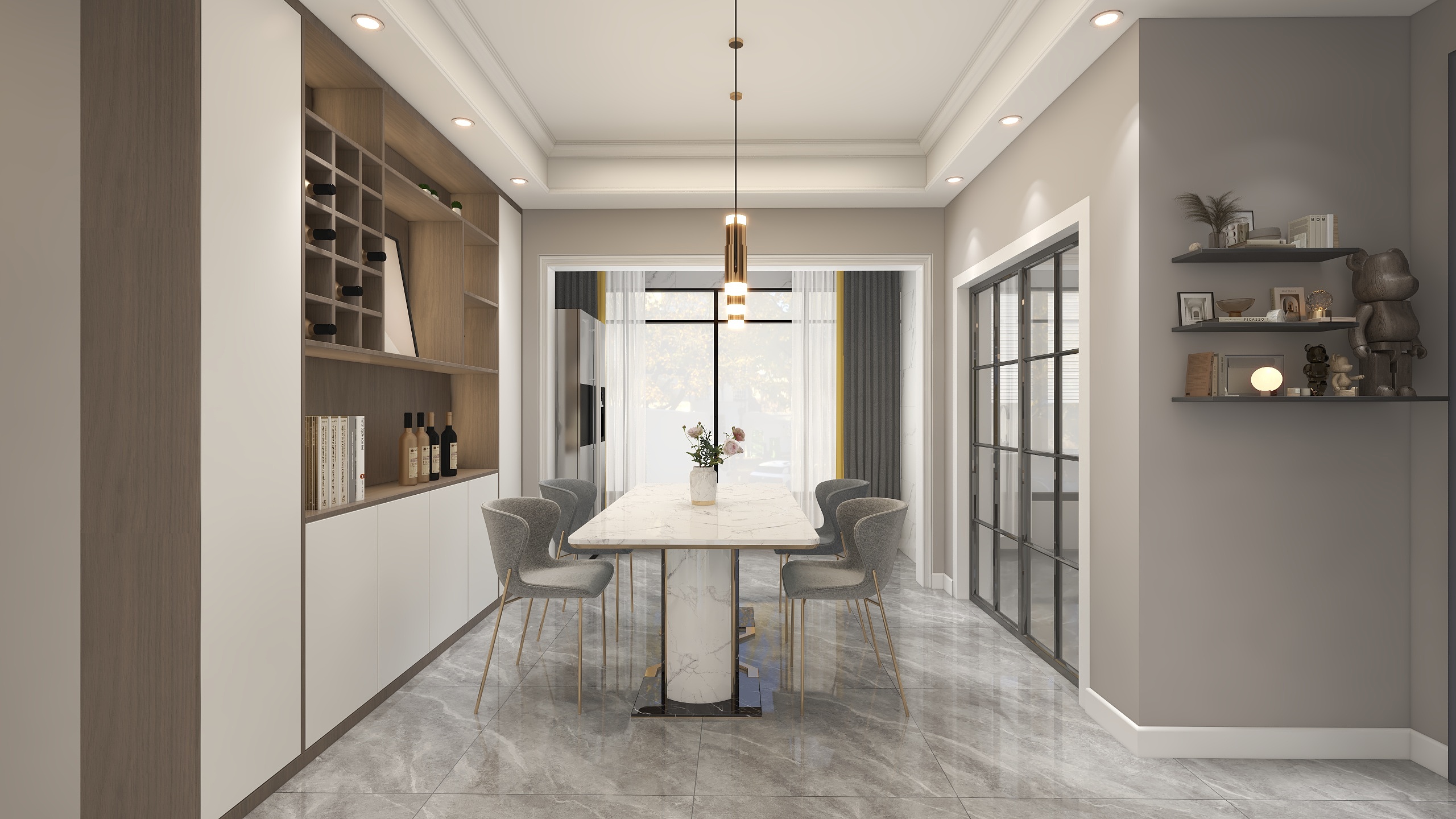 全案设计ZINGSEN-现代轻奢风--瑶湖花园-装修设计方案