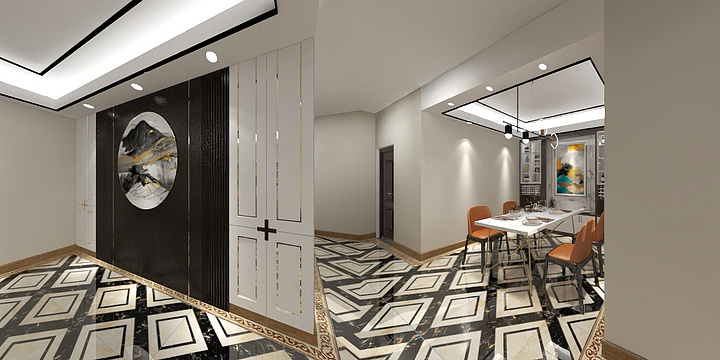 红绿灯tzvq-保利欣苑3室2厅-装修设计方案