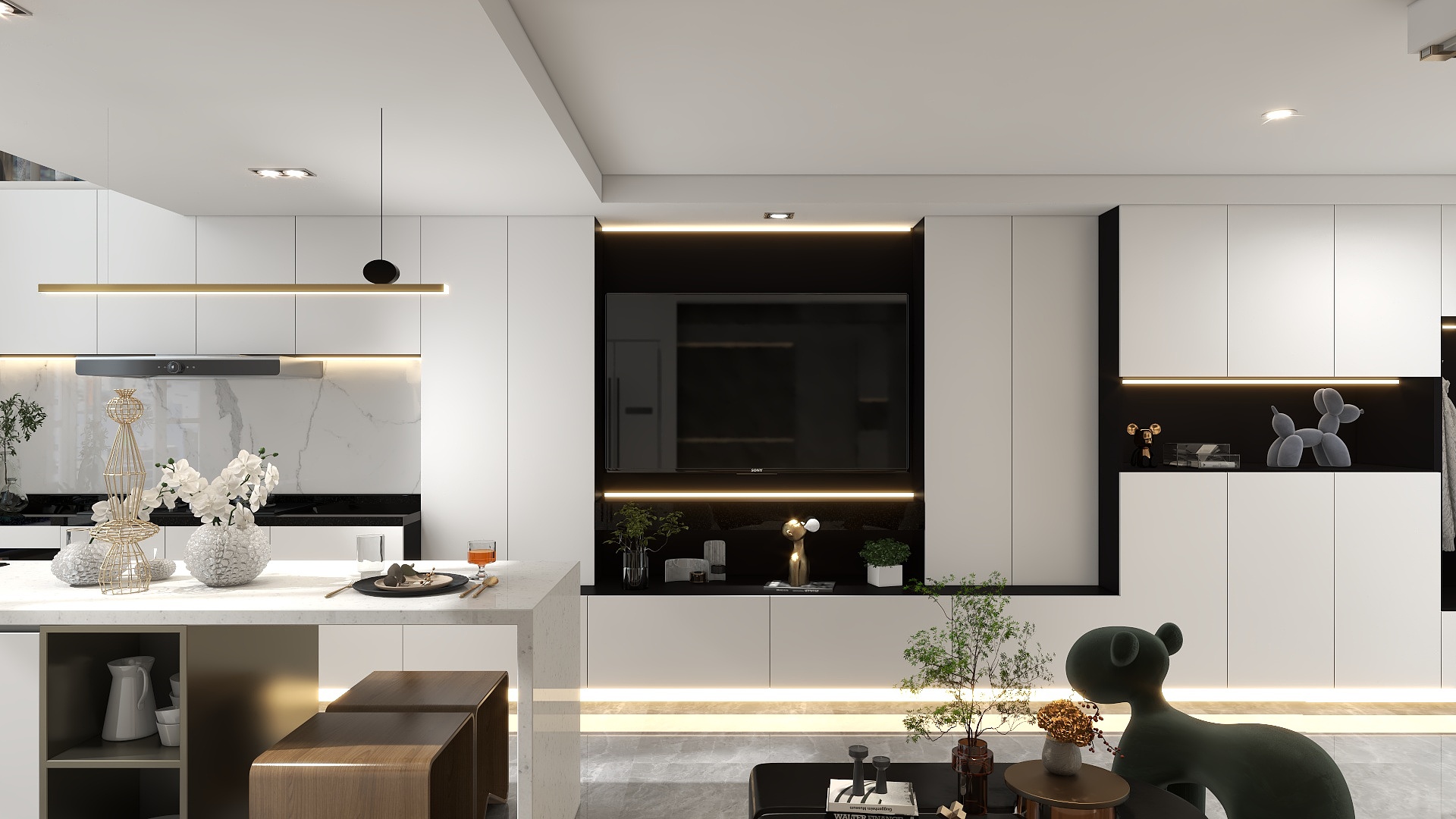 邱志松1-单身公寓装修效果图