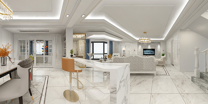 潘锋15185690330--美式轻奢--装修设计方案