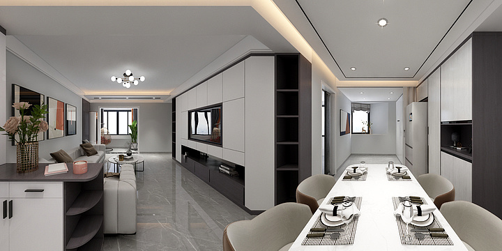 林烈集-邱姐雅居自建房-装修设计方案