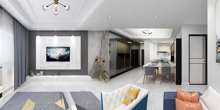 七洛-《凯旋》一轻奢-装修设计方案