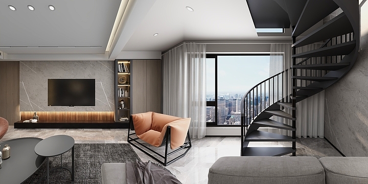 余了-北城时代-4-1-3201-装修设计方案