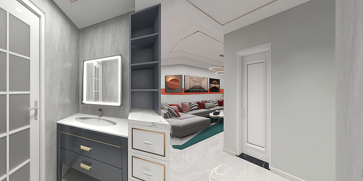 黎*黎设计-富春山居11栋806-装修设计方案