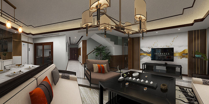 仰望星空上的星空-花样年智荟城边户-装修设计方案