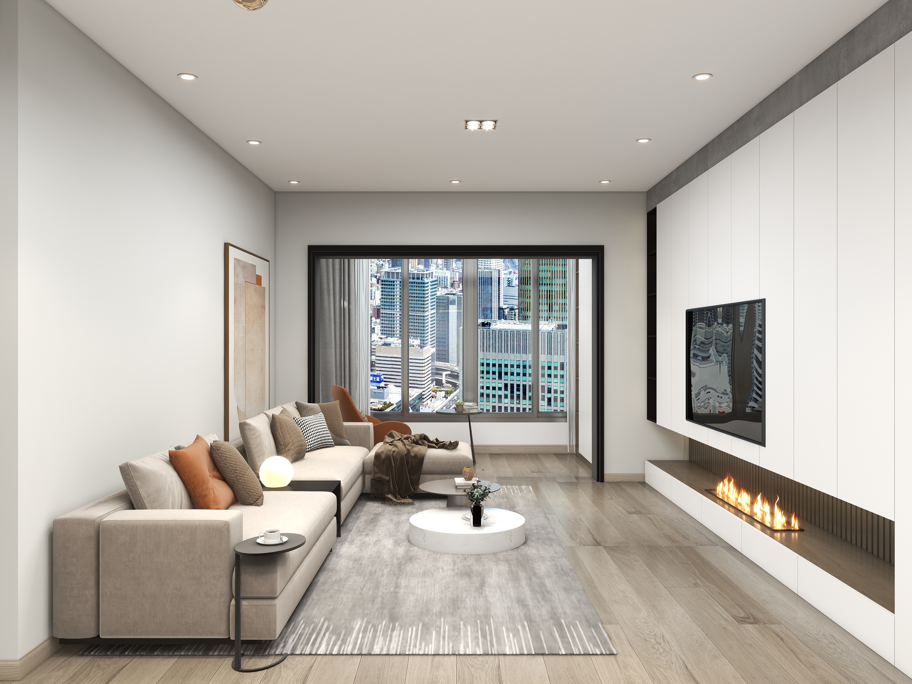 燊达空间-现代简约装修效果图