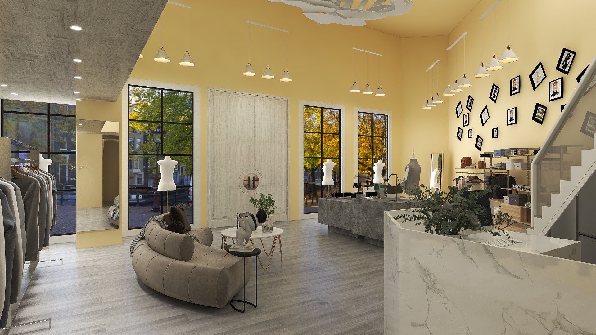 oldangle-服装店-装修设计方案