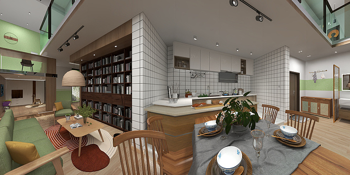 心窝设计工作室-地下王国-装修设计方案