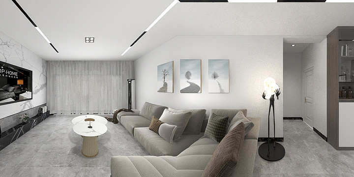 麻哩麻哩哄-山语豪庭-装修设计方案