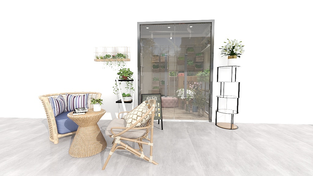 ...效果图..-花店-装修设计方案