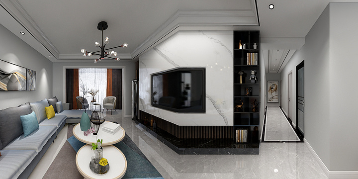 136****8052FNDL-凯旋城19栋3号户型-装修设计方案