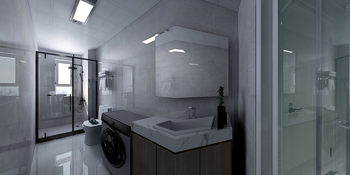 全案设计-海恒设计-澜海庄园-124㎡-现代简约-李召-2-装修设计方案