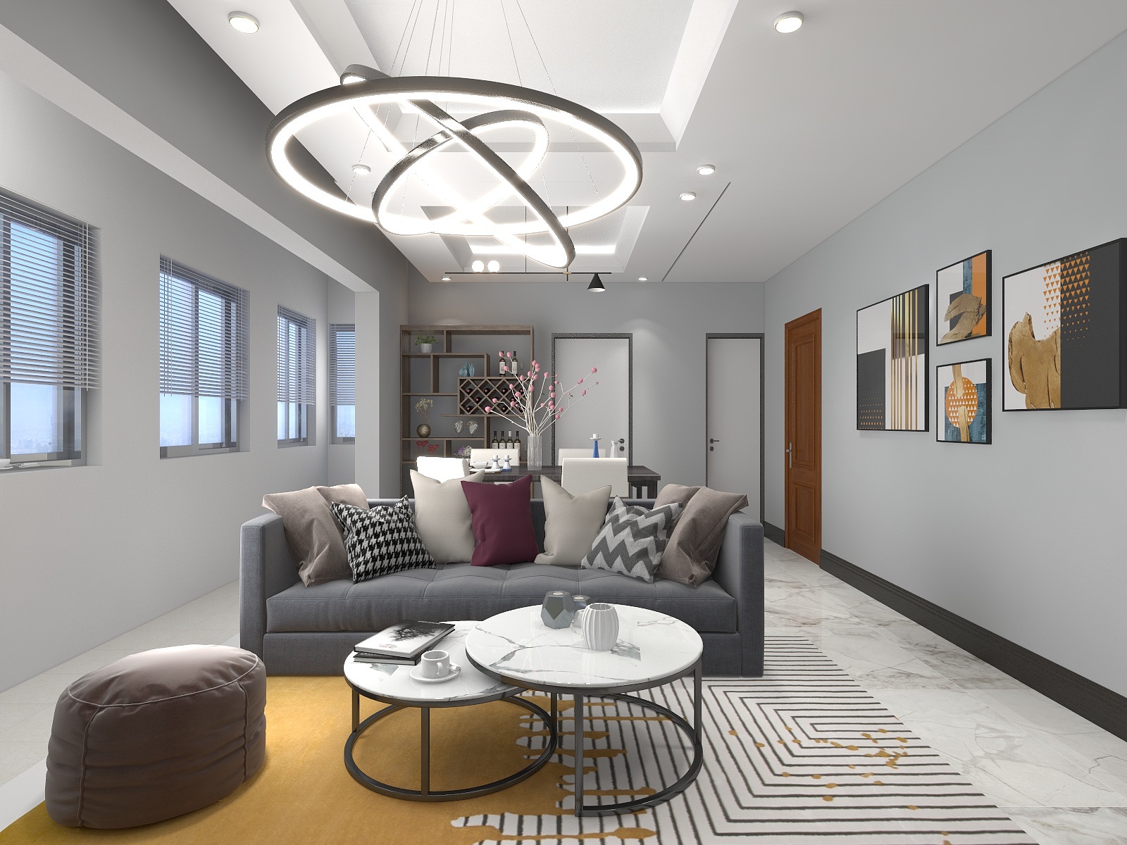 周良政-瑞和园89.50㎡B户型3室2厅1卫-装修设计方案