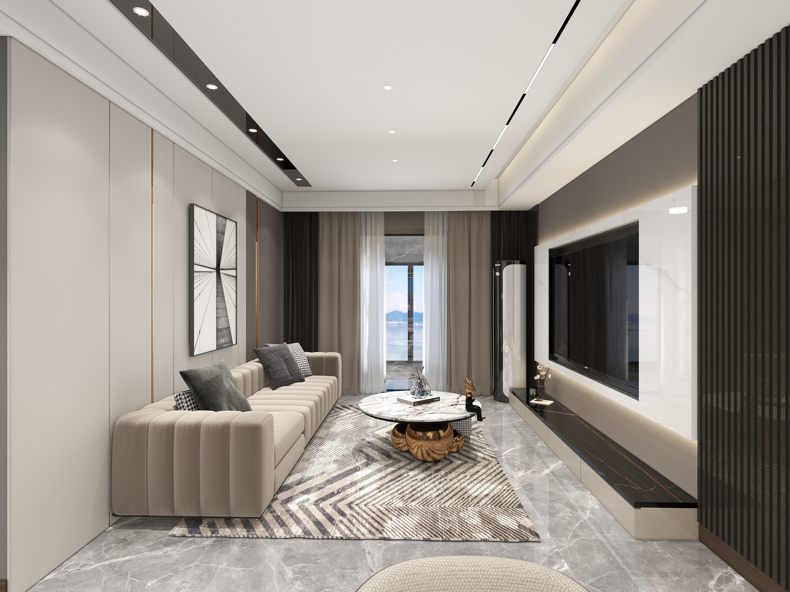 李工设计师-新力花园雅居装修效果图