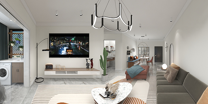 罗威锋-时代 郭小姐 效果图-装修设计方案