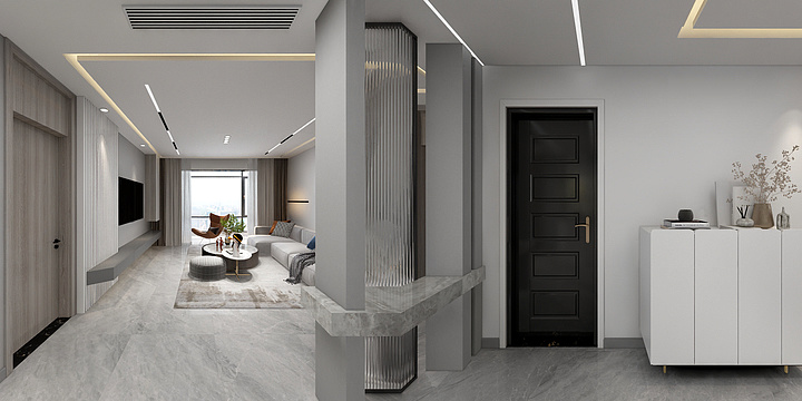 小蜻蜓1-现代无主灯-装修设计方案