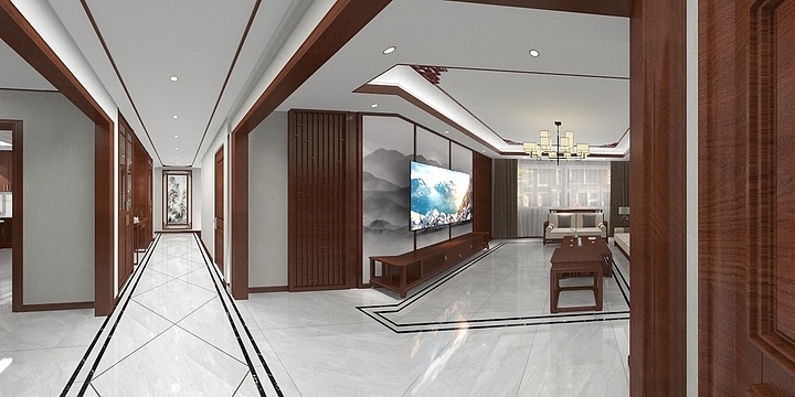 中大设计室-西海官邸（中式）-装修设计方案