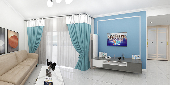 全案设计师杨涛-东城印象1-1-804   90平米-装修设计方案