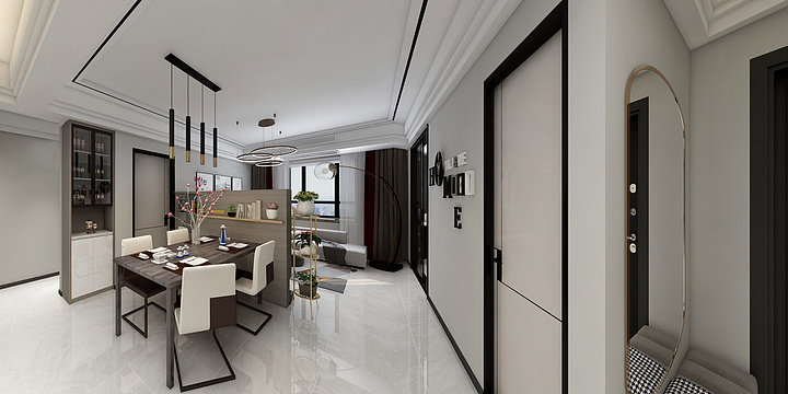 新发装饰大雪-金鼎城市花园32-1-1604-装修设计方案