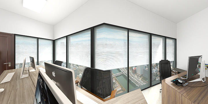 太喵-总监办公室西北角-装修设计方案