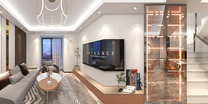 方雅文-柏悦湾一楼没房间-装修设计方案