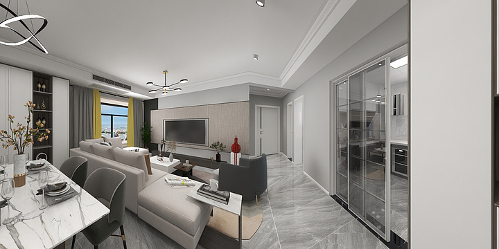 lanbaobei-东岭幸福悦-装修设计方案