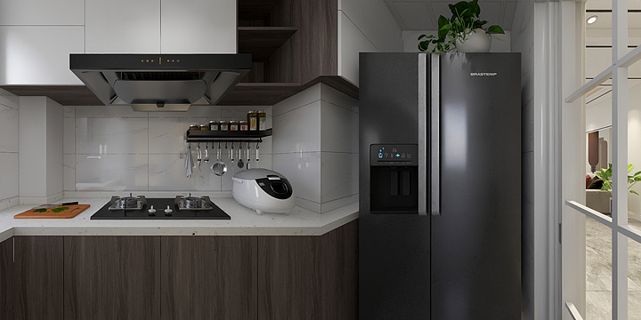 Ky设计Z-孔雀城  三室一厅一厨两卫-装修设计方案