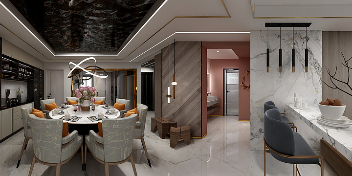 Owen丨Chen-轻奢-装修设计方案