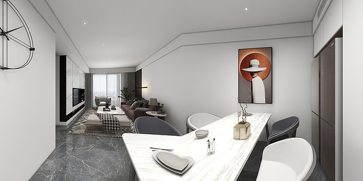 言壹空间设计丨欧阳-吾悦首府-装修设计方案