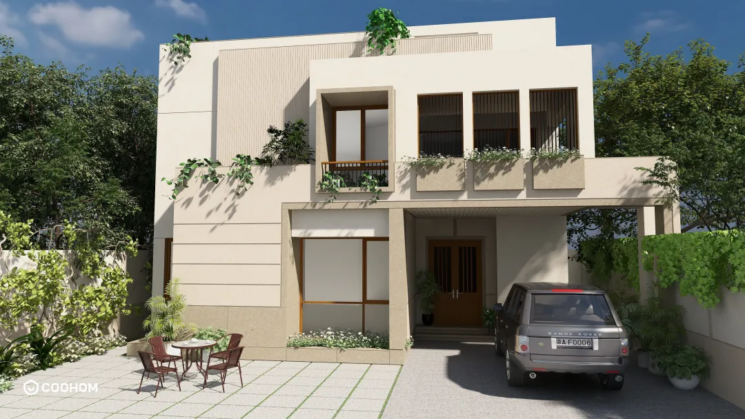 Ella MarteDesign的装修设计方案:residential project in karachi, Pakistan