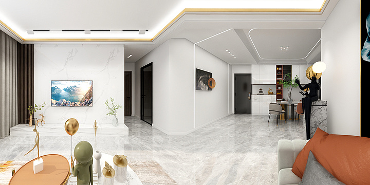 设计师王华-城市新星4号楼东户-吴菇凉-装修设计方案