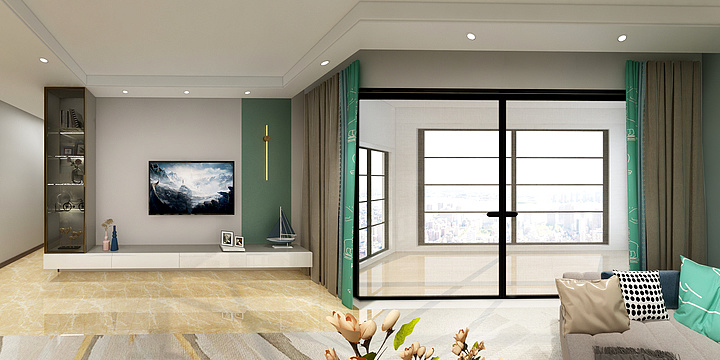 陇县恒晟装饰黄梅华-碧桂园陇州府四室-装修设计方案