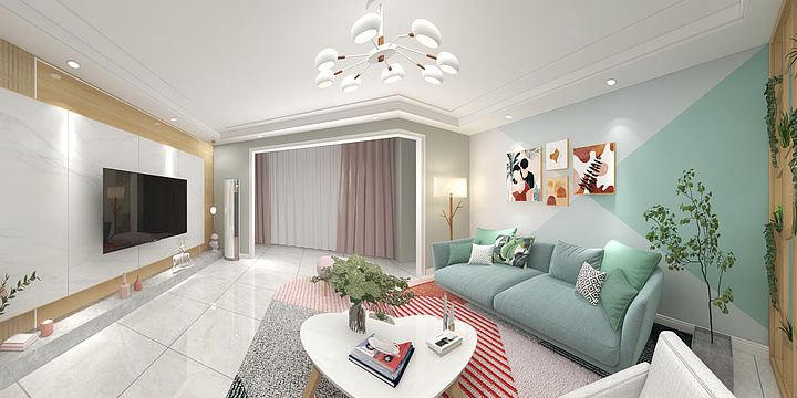 陈飞18608347555-邛海湾B区1-1-1703北欧-副本-浅色-装修设计方案