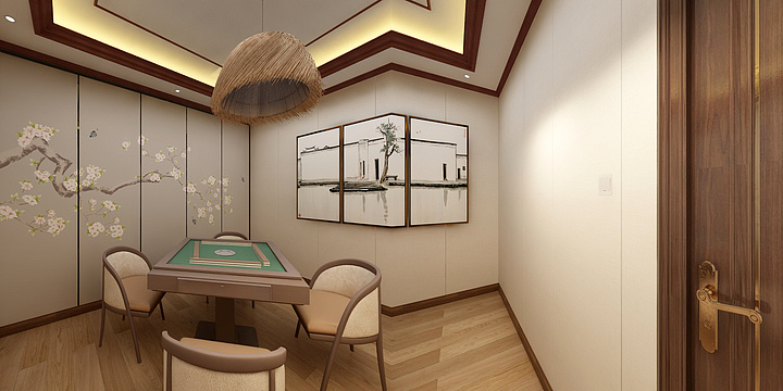 环球首席全景设计师-台球厅7.16-装修设计方案