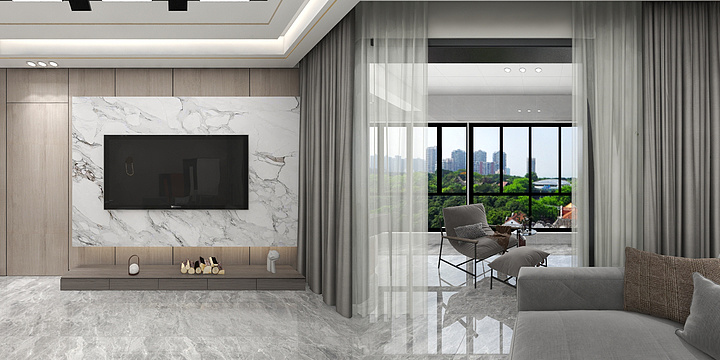 牛琰15239235727-清华玖号院602拆墙-装修设计方案