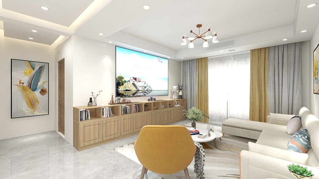 奢尚雅居软装设计-东方华城5-1-1101-装修设计方案