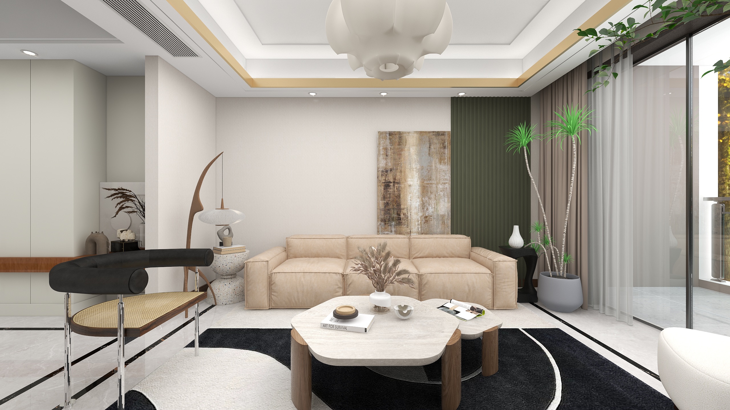 香琳爱设计-璟宸府124户型-A现代装修效果图