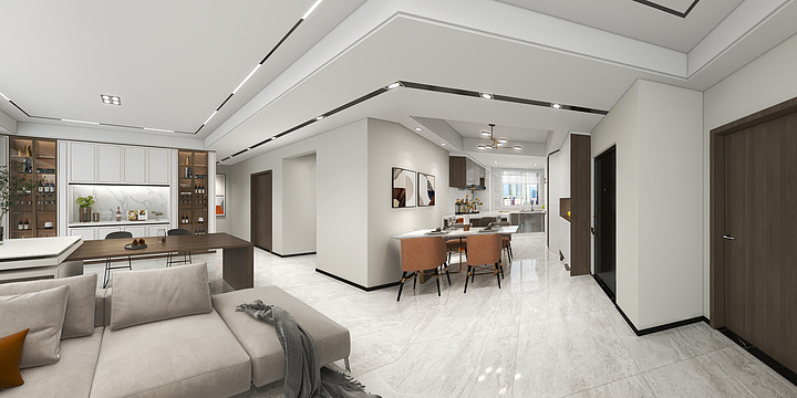 空間設計灬刘-现代风-装修设计方案