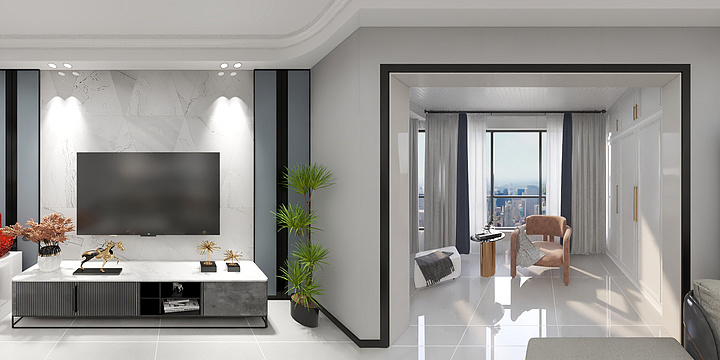 lanbaobei-樾天下16-2-1001-装修设计方案