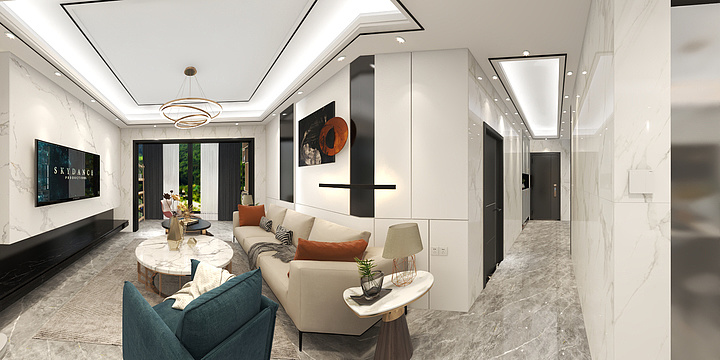 JJJ-666-珑山源著全景黄女士雅居-装修设计方案