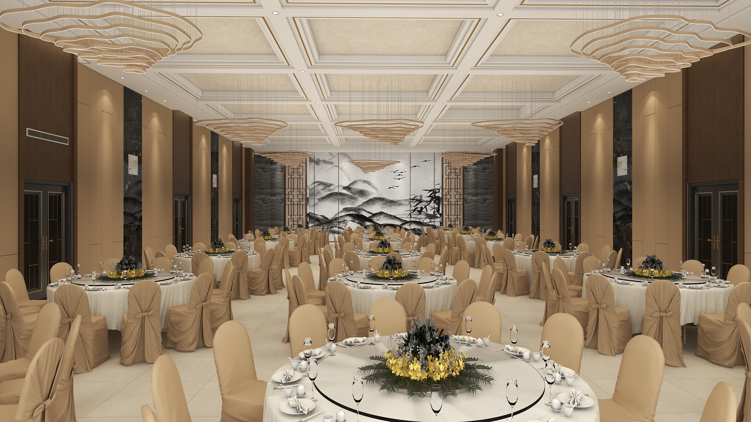 湫末-宴会厅装修效果图