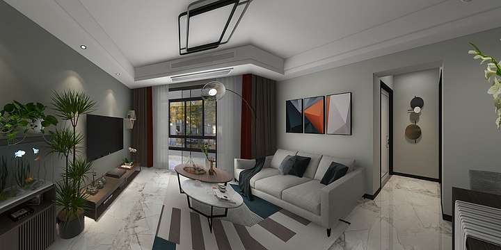 新发装饰大雪-国信宜和32-2-1506-装修设计方案