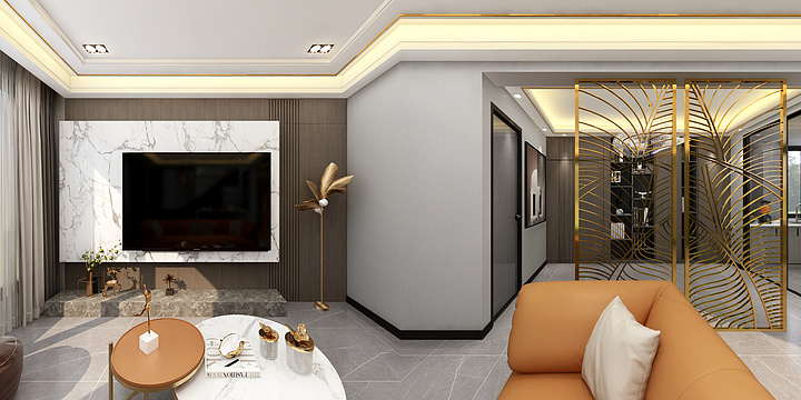 设计师小狼ii-软装资深考核loft户型-装修设计方案