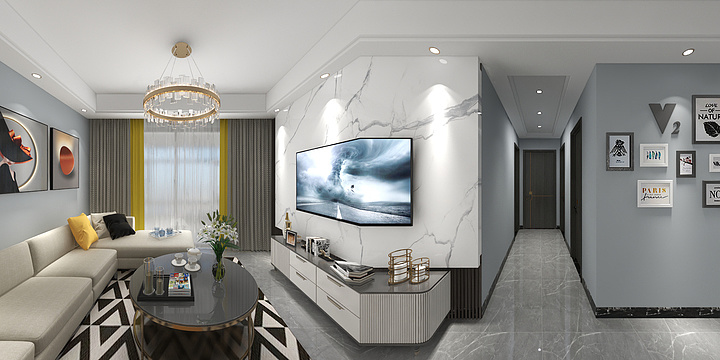 玉书凌风-东海闲湖城山景湾3幢89-装修设计方案