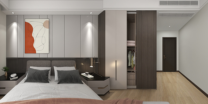 孙洛罂-春雨-现代简约127m²-装修设计方案